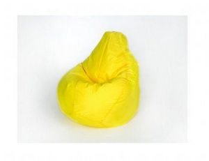 Кресло-мешок Груша малое желтое в Верхней Салде - verhnyaya-salda.ok-mebel.com | фото 1
