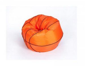 Кресло-мешок Баскетбольный мяч малый оранжево-черное в Верхней Салде - verhnyaya-salda.ok-mebel.com | фото 3