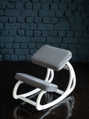 Балансирующий коленный стул Конёк Горбунёк (Белый) в Верхней Салде - verhnyaya-salda.ok-mebel.com | фото 3