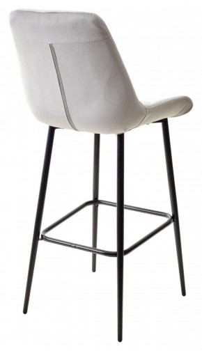Барный стул ХОФМАН, цвет H-09 Светло-серый, велюр / черный каркас М-City в Верхней Салде - verhnyaya-salda.ok-mebel.com | фото 6