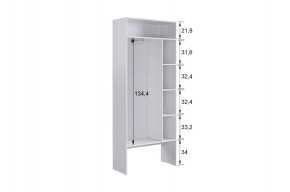 БАСКО Прихожая К5 (графит) в Верхней Салде - verhnyaya-salda.ok-mebel.com | фото 9