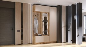БАВАРИЯ Прихожая (дуб вотан/кашемир) в Верхней Салде - verhnyaya-salda.ok-mebel.com | фото
