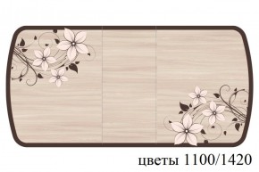 БОСТОН - 3 Стол раздвижной 1100/1420 опоры Триумф в Верхней Салде - verhnyaya-salda.ok-mebel.com | фото 68