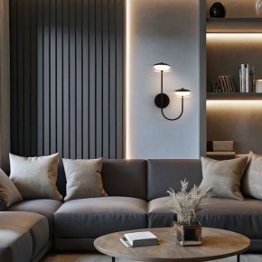 Бра Eurosvet Fungo 50388/2 LED черный в Верхней Салде - verhnyaya-salda.ok-mebel.com | фото 3