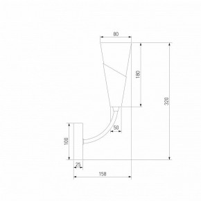 Бра Eurosvet Rhyton 60167/1 латунь в Верхней Салде - verhnyaya-salda.ok-mebel.com | фото 5