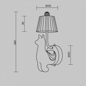 Бра Maytoni Senor Alpaca MOD377WL-L6W3K в Верхней Салде - verhnyaya-salda.ok-mebel.com | фото 9