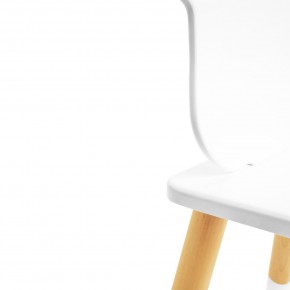 Детский комплект стол и стул «Облачко» Rolti Baby (белый/береза, массив березы/мдф) в Верхней Салде - verhnyaya-salda.ok-mebel.com | фото 2