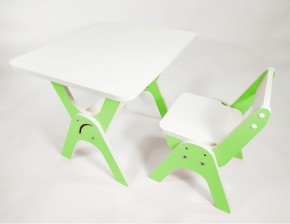 Детский растущий стол-парта и стул Я САМ "Умка" (Зеленый) в Верхней Салде - verhnyaya-salda.ok-mebel.com | фото