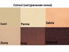 Диван двухместный Алекто Consul натуральная кожа в Верхней Салде - verhnyaya-salda.ok-mebel.com | фото 5