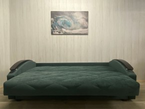 Диван Престиж-16 (НПБ+МДФ) велюр Sensey bottle green в Верхней Салде - verhnyaya-salda.ok-mebel.com | фото 3