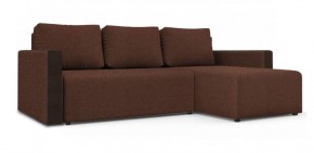 Диван угловой Алиса 3 Bahama CHOCOLATE - Teos Dark Brown в Верхней Салде - verhnyaya-salda.ok-mebel.com | фото