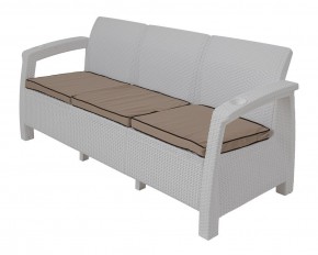 Диван Yalta Premium Sofa 3 Set (Ялта) белый (+подушки под спину) в Верхней Салде - verhnyaya-salda.ok-mebel.com | фото 1