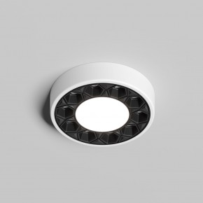 DK2440-WB Встраиваемый светильник DUAL 5+5 Вт, LED 4000K, IP 20, d90mm, белый/черный, алюминий/акрил в Верхней Салде - verhnyaya-salda.ok-mebel.com | фото 2