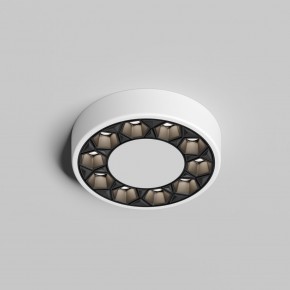 DK2440-WB Встраиваемый светильник DUAL 5+5 Вт, LED 4000K, IP 20, d90mm, белый/черный, алюминий/акрил в Верхней Салде - verhnyaya-salda.ok-mebel.com | фото 3