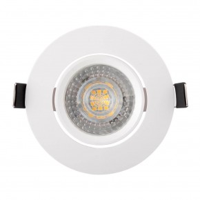 DK3020-WH Встраиваемый светильник, IP 20, 10 Вт, GU5.3, LED, белый, пластик в Верхней Салде - verhnyaya-salda.ok-mebel.com | фото
