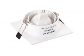 DK3021-WH Встраиваемый светильник, IP 20, 10 Вт, GU5.3, LED, белый, пластик в Верхней Салде - verhnyaya-salda.ok-mebel.com | фото 4