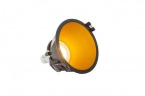 DK3026-BG Встраиваемый светильник, IP 20, 10 Вт, GU5.3, LED, черный/золотой, пластик в Верхней Салде - verhnyaya-salda.ok-mebel.com | фото 3