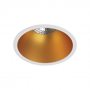 DK3026-WG Встраиваемый светильник, IP 20, 10 Вт, GU5.3, LED, белый/золотой, пластик в Верхней Салде - verhnyaya-salda.ok-mebel.com | фото