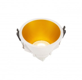 DK3026-WG Встраиваемый светильник, IP 20, 10 Вт, GU5.3, LED, белый/золотой, пластик в Верхней Салде - verhnyaya-salda.ok-mebel.com | фото 4