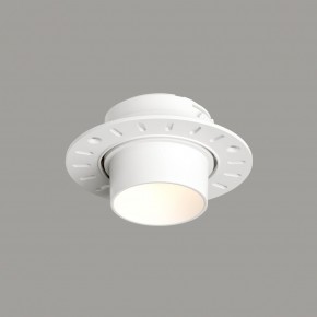 DK3056-WH Встраиваемый светильник под шпатлевку, IP20, до 15 Вт, LED, GU5,3, белый, пластик в Верхней Салде - verhnyaya-salda.ok-mebel.com | фото