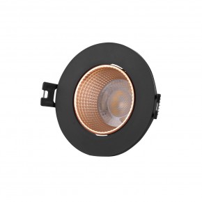 DK3061-BBR Встраиваемый светильник, IP 20, 10 Вт, GU5.3, LED, черный/бронзовый, пластик в Верхней Салде - verhnyaya-salda.ok-mebel.com | фото