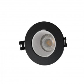 DK3061-BK+WH Встраиваемый светильник, IP 20, 10 Вт, GU5.3, LED, черный/белый, пластик в Верхней Салде - verhnyaya-salda.ok-mebel.com | фото