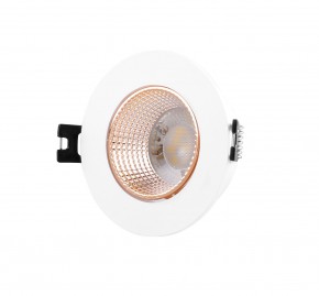 DK3061-WBR Встраиваемый светильник, IP 20, 10 Вт, GU5.3, LED, белый/бронзовый, пластик в Верхней Салде - verhnyaya-salda.ok-mebel.com | фото