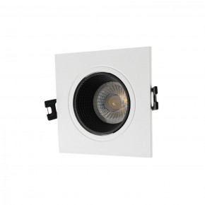DK3071-WH+BK Встраиваемый светильник, IP 20, 10 Вт, GU5.3, LED, белый/черный, пластик в Верхней Салде - verhnyaya-salda.ok-mebel.com | фото