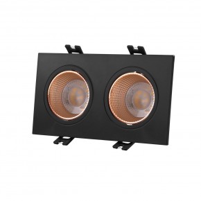 DK3072-BBR Встраиваемый светильник, IP 20, 10 Вт, GU5.3, LED, черный/бронзовый, пластик в Верхней Салде - verhnyaya-salda.ok-mebel.com | фото