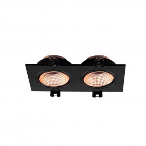 DK3072-BBR Встраиваемый светильник, IP 20, 10 Вт, GU5.3, LED, черный/бронзовый, пластик в Верхней Салде - verhnyaya-salda.ok-mebel.com | фото 2