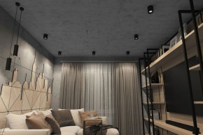 DK3090-BK+CH Светильник накладной IP 20, 10 Вт, GU5.3, LED, черный/хром, пластик в Верхней Салде - verhnyaya-salda.ok-mebel.com | фото 2