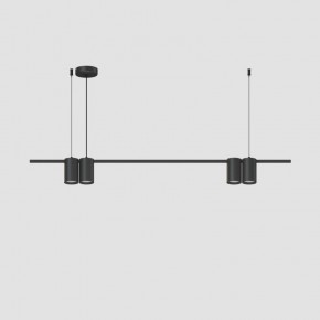 DK4061-BK Подвесной светильник ORBIT, IP20, 4xGU10 LED до 15 Вт, черный матовый, алюминий в Верхней Салде - verhnyaya-salda.ok-mebel.com | фото 2
