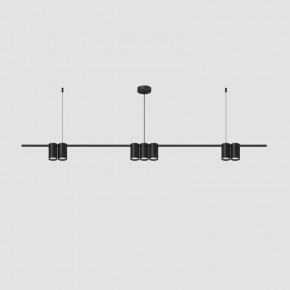 DK4063-BK Подвесной светильник ORBIT, IP20, 7xGU10 LED до 15 Вт, черный матовый, алюминий в Верхней Салде - verhnyaya-salda.ok-mebel.com | фото 2