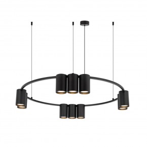 DK4065-BK Подвесной светильник ORBIT, IP20, 10xGU10 LED до 15 Вт, черный матовый, алюминий в Верхней Салде - verhnyaya-salda.ok-mebel.com | фото 3