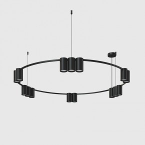 DK4067-BK Подвесной светильник ORBIT, IP20, 15xGU10 LED до 15 Вт, черный матовый, алюминий в Верхней Салде - verhnyaya-salda.ok-mebel.com | фото 2