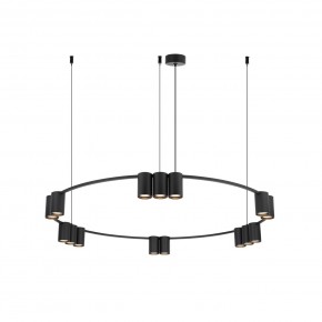 DK4067-BK Подвесной светильник ORBIT, IP20, 15xGU10 LED до 15 Вт, черный матовый, алюминий в Верхней Салде - verhnyaya-salda.ok-mebel.com | фото 3