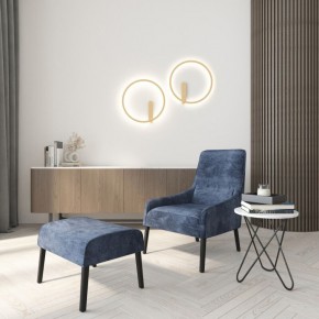 DK5035-SG Бра ROUND со светодиодом, IP20, 24W, 3000/4000/6500K, матовое золото, алюминий в Верхней Салде - verhnyaya-salda.ok-mebel.com | фото 7