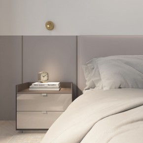 DK5072-SB Бра SHINE WALL со светодиодом, D104*H68, IP20, 3000К, 3W, RA?90, сатинированная латунь, алюминий в Верхней Салде - verhnyaya-salda.ok-mebel.com | фото 9