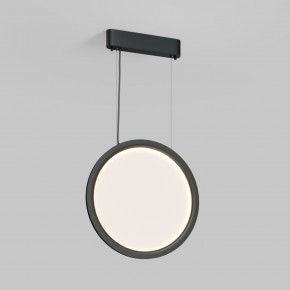 DK6604-BK Подвесной вертикальный светильник Veil со светодиодом H1500 d450 220V 36W 3000-6000K IP20 черный алюминий в Верхней Салде - verhnyaya-salda.ok-mebel.com | фото