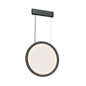 DK6604-BK Подвесной вертикальный светильник Veil со светодиодом H1500 d450 220V 36W 3000-6000K IP20 черный алюминий в Верхней Салде - verhnyaya-salda.ok-mebel.com | фото 3