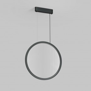 DK6606-BK Подвесной вертикальный светильник Veil со светодиодом H1700 d600 220V 48W 3000-6000K IP20 черный алюминий в Верхней Салде - verhnyaya-salda.ok-mebel.com | фото 4