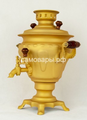 Электрический самовар "Русское золото" матовая груша на 2 литра (Ограниченная серия) в Верхней Салде - verhnyaya-salda.ok-mebel.com | фото
