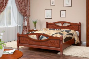 ЕЛЕНА-4 Кровать из массива (орех) в Верхней Салде - verhnyaya-salda.ok-mebel.com | фото