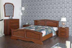 ЕЛЕНА Кровать из массива (Орех) в Верхней Салде - verhnyaya-salda.ok-mebel.com | фото