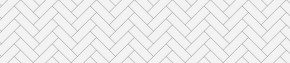 Фартук Метро керамик (белая) CPL пластик МДФ 6 мм в Верхней Салде - verhnyaya-salda.ok-mebel.com | фото