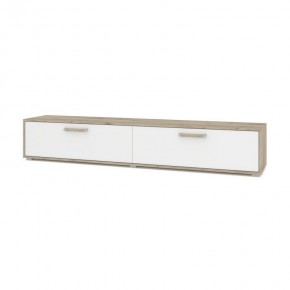 ФЛОРИДА Ф32 Тумба ТВ (дуб серый/белый) в Верхней Салде - verhnyaya-salda.ok-mebel.com | фото