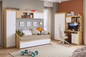 ФОРСАЖ К2 Детский гарнитур (крафт золотой/белый) в Верхней Салде - verhnyaya-salda.ok-mebel.com | фото