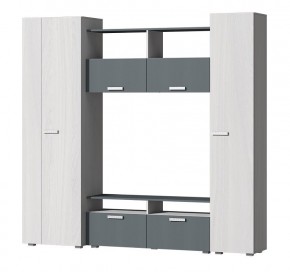 Гостиная Эмми (Анкор светлый/Графит) в Верхней Салде - verhnyaya-salda.ok-mebel.com | фото 2