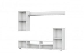 Гостиная МГС 4 (Белый/Белый глянец) в Верхней Салде - verhnyaya-salda.ok-mebel.com | фото 2