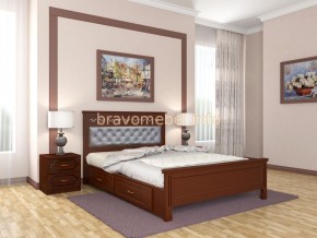 ГРАЦИЯ Кровать из массива 1600 с 2-мя ящиками  в Верхней Салде - verhnyaya-salda.ok-mebel.com | фото 2